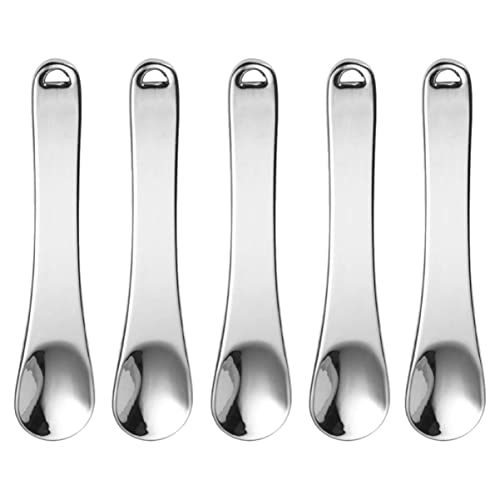 OATIPHO 5stücke Kosmetik Spatel Mini Löffel Für Gesichtspflege Für Masken Peelings Und Seren Aus Hochwertigem Tragbar Und Langlebig von OATIPHO