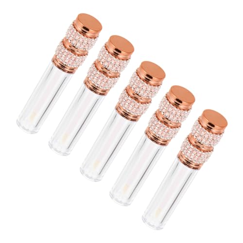 OATIPHO 5stücke Leere Lipgloss-tube Lipgloss-tube Lippenfarbenbehälter Nachfüllbare Lip Balm Flaschen Glanz Behälter von OATIPHO