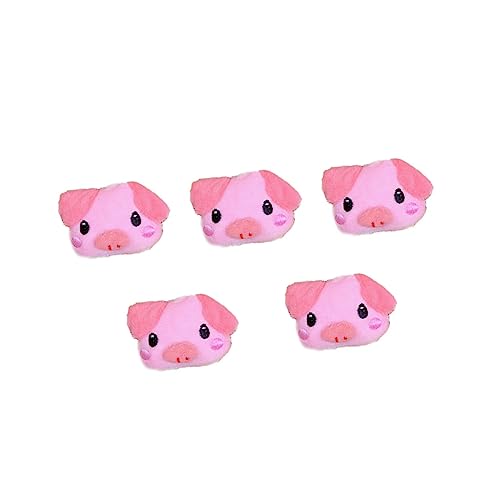 OATIPHO 5stücke Brosche Schwein Aus Plüsch Lustige Dekorativ Kleine Broschen Für Kleidung Kreative Parodie von OATIPHO