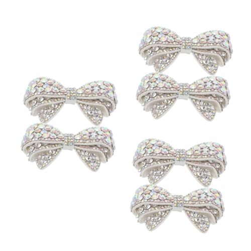 OATIPHO 6 Stck. Abnehmbare Strass-schleifen Schuhclips mit Schmetterlings-design DIY Schuhdekoration für Damen High Heels Kinderschuhe Funkelnde Accessoires für Hochzeit Alltag Sneaker und von OATIPHO