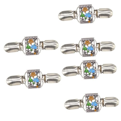 OATIPHO 6 Stk Kragenclips aus haar spangen haarclips haarstecker Kragenkleid für Frauen Kleiderblusen für Damen Schal Cardigan-Clips universelle Brustklammern Anti-Licht Lavalier von OATIPHO