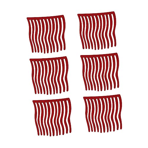 OATIPHO 6 Stück Farbenfrohe Haarklammern Teiliges Haarspangen für Damen Chic Comb Clip mit Einzigartigem Design für Frisuren Perfektes Haaraccessoire von OATIPHO