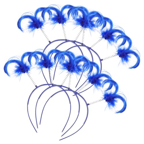 OATIPHO 6 Stück Haarschmuck für Partys Süße Farbige Haargreifen für Besondere Anlässe für Geburtstagsfeiern Junggesellinnenabschiede Feiertage und Alltagslook von OATIPHO