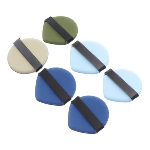 OATIPHO 6 Stück Luftpolsterpuff Pulver wiederverwendbar Schwämme Gesichts- Schwamm Make-up- Schönheits-Puff Foundation-Applikatoren Puff für Frauen Puderquaste Hydrophiles Polyurethan von OATIPHO