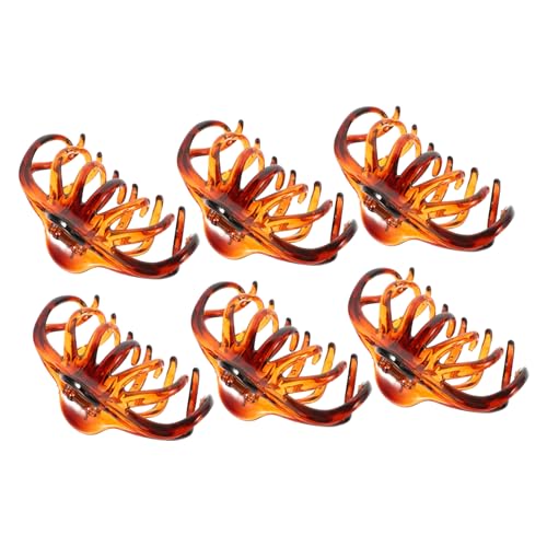 OATIPHO 6 Stück Retro Croboker Klammern Haare Haarklauenclip Große Haarspangen Für Frauen Haarklammern Klemmbacken Für Haare Große Klauenhaarspangen Haarspange Für Frauen Plastik von OATIPHO