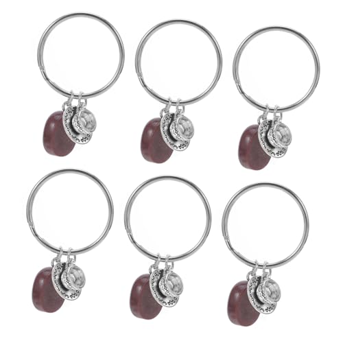 OATIPHO 6 Stück Schlüsselanhänger In Form Kaffeebohnentasse Schlüsselanhänger Legierung Mit Tassen Charms Anhänger Für Rucksack Handtasche Autoschlüssel Kaffeeliebhaber von OATIPHO