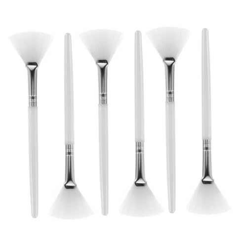 OATIPHO 6 Stück Teiliges Gesichtsmaske Pinsel Fächerpinsel für Makeup Hautpflege Wiederverwendbar Einfach zu Reinigen für Cremes Gels und Diy Anwendungen von OATIPHO