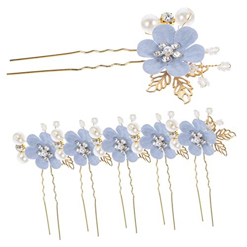 OATIPHO 6 Stück U Förmige Haargabel Für Braut Spa Frauen Perlen Haarnadeln Mädchen Haarschmuck Hochzeitsgast Haarnadel Strass Haarnadeln Für Hochzeit Perlen Hochzeits von OATIPHO