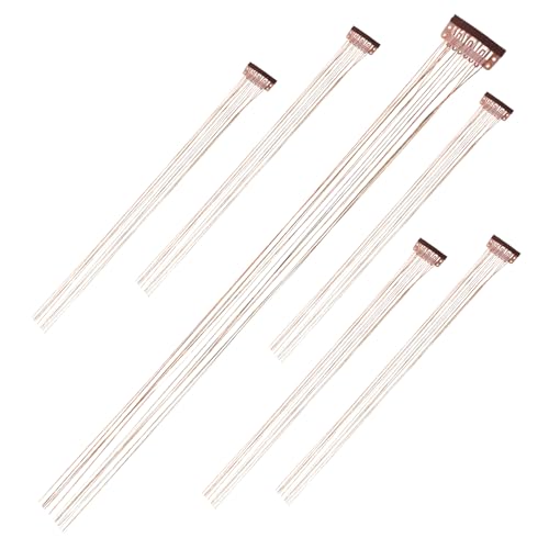 OATIPHO 6stücke Glitzer Haarsträhnen Für Damen Feen-lametta Haarverlängerungen Funkelnde Haar-accessoires Für Mädchen Geeignet Für Alltag Maskeraden Cosplay Mottopartys Halloween von OATIPHO