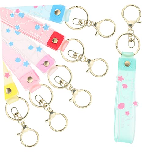 OATIPHO 6stücke Dekorative Schlüsselanhänger Multifunktional Taschenanhänger Bezaubernd Schlüsselzubehör Verschleißfest Cartoon Schlüsselanhänger Keychain Anhänger von OATIPHO
