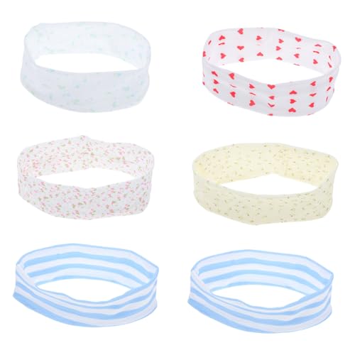 OATIPHO 6stücke Sport-stirnband Aus Elastischem Material Dehnbar Und Schweißableitend Für Yoga Laufen Und Fitness Bequeme Haarbänder Für Damen in Verschiedenen Farben von OATIPHO