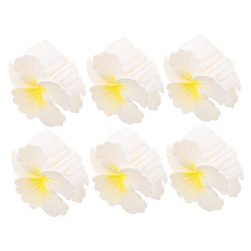 OATIPHO 6stücke Rutschfeste Pferdeschwanzhalter Boho-haarklammern Mit Floralem Design Haarklammern Für Mädchen Und Frauen Hawaiianische Haaraccessoires Für Strand von OATIPHO