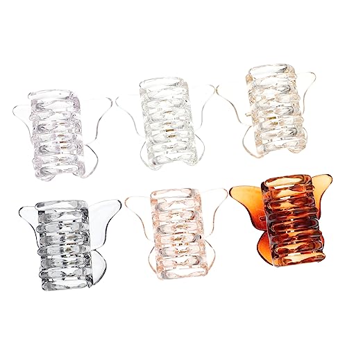 OATIPHO 6Stücke Schmetterlingsförmige Haarklammern für Damen Transparent Mittelgroß Farben Nebelblau Champagner Transparent für Haarschmuck OATIPHO 6Stücke Schmetterlingsförmige Haarklammern für Damen Transparent Mittelgroß Farben Nebelblau Champagner Transparent für Haarschmuck von OATIPHO