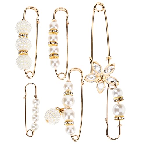 OATIPHO 6Stücke Sicherheitsnadel Brosche für Taillenanpassung Verstellbare Dekorative Pins Langlebiger für Kleider Pullover Schals Elegantes Design OATIPHO 6Stücke Sicherheitsnadel Brosche für Taillenanpassung Verstellbare Dekorative Pins Langlebiger für Kleider Pullover Schals Elegantes Design von OATIPHO