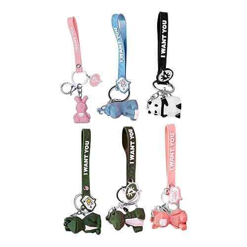 OATIPHO Dinosaurier-schlüsselanhänger Süße Figuren Schlüssel für Die Tasche Kreativer Tieranhänger Zarte und Bequeme Schlüsselanhänger von OATIPHO