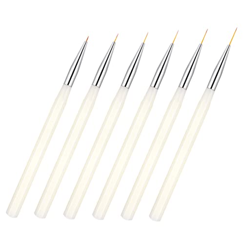 OATIPHO 6stücke Teiliges Nagelkunst Pinselset Malpinsel Für Nail Art Für Maniküre Dekorative Und Kreative Designs Geeignet Für Zuhause Und Nagelsalons von OATIPHO