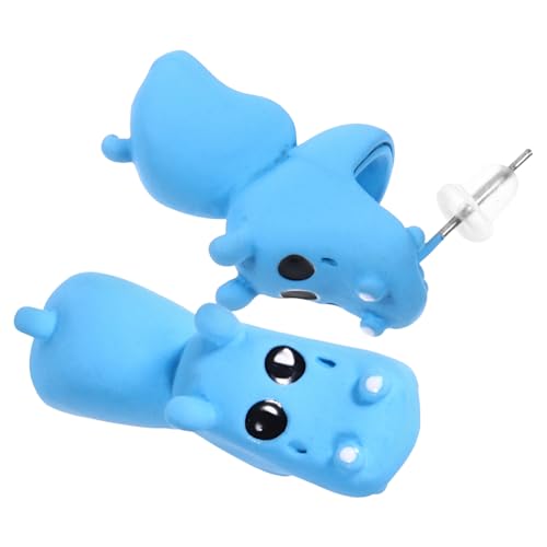 OATIPHO 7 Paare kleine Tierohrstecker tier ohrstecker anhänger für ohrringe Mädchen Ohrring tierische Ohrringe Perle Tierische Ohrentropfen Ohrhänger Punk Ohrhaken Fräulein Polymer-Ton von OATIPHO