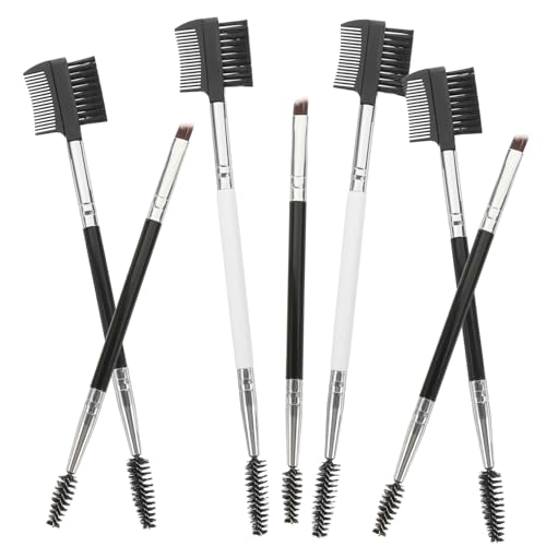OATIPHO 7 Stück Teiliges Makeup Pinselset mit Doppeltem Ende Hochwertige Kosmetikwerkzeuge für Augenbrauen Wimpern und Lidschatten für Täglichen Gebrauch von OATIPHO