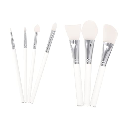 OATIPHO 7stücke Teiliges Make-up-pinselset Mit Acrylgriff Für Foundation Gesichtsmaske Augenbrauenpinsel Und Make-up-zubehör Für Frauen von OATIPHO