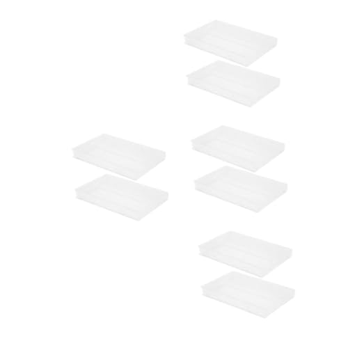 OATIPHO 8 Stck. Professioneller Nagelbohrer Halter mit Fächern Tragbare Maniküre Aufbewahrungsbox mit Staubdichtem Klappdeckel Langlebiger Organizer für Nagelbohrer Bits für und von OATIPHO