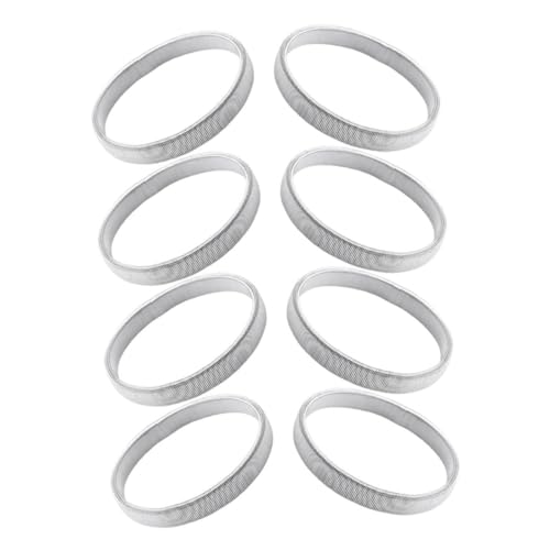 OATIPHO 8 Stück Teiliges Elastische Metall Ärmelhalter für Hemden Langlebige Kratzfeste Armbänder mit Rutsch Funktion Langarm Fixierbänder für Damen und Herren Einsetzbar von OATIPHO