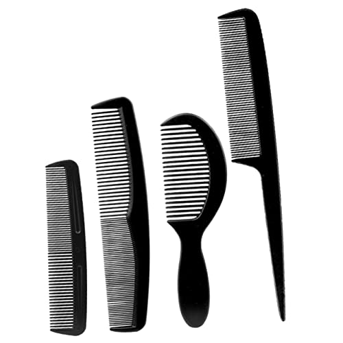 OATIPHO 8 Stück Teiliges Haarschneidekamm Set Vielseitige Schwarze Kunststoffkämme für Herren und Damen für Haarschnitt und Friseursalon Zubehör von OATIPHO
