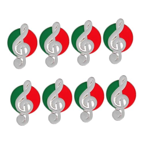 OATIPHO 8 Stücke Musik Note Brosche Pins Nette Emaille Musical Anstecknadeln Mode Kleidung Schmuck Für Frauen Für Kleidung Taschen Hüte von OATIPHO