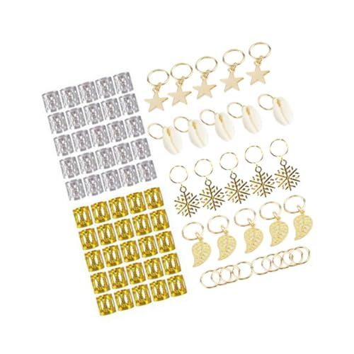 OATIPHO 80 Stück Teiliges Set Metall Haar Schmuck Ringe für Dreadlocks und Zöpfe DIY Haaraccessoires für Festivals und Partys aus Langlebigem Leicht Biegsam und Rostfrei OATIPHO 80 Stück Teiliges Set Metall Haar Schmuck Ringe für Dreadlocks und Zöpfe DIY Haaraccessoires für Festivals und Partys aus Langlebigem Leicht Biegsam und Rostfrei von OATIPHO