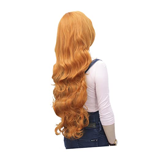 OATIPHO 80cm Bunte Lange Lockige Cosplay Perücke für Damen Synthetische Haarperücke für Bühnenauftritte und Alltag OATIPHO 80cm Bunte Lange Lockige Cosplay Perücke für Damen Synthetische Haarperücke für Bühnenauftritte und Alltag von OATIPHO