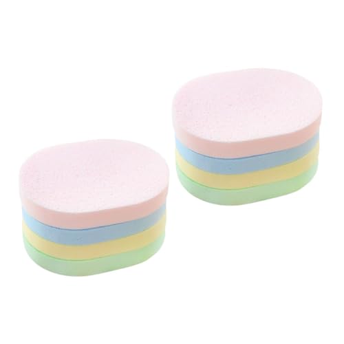 OATIPHO 8Stücke Gesichtsreinigungsschwämme Sanfte Peeling Gesichtspads Wiederverwendbare Make Up Entferner für Kompakte Gesichtsschwämme für Tägliche Hautreinigung von OATIPHO