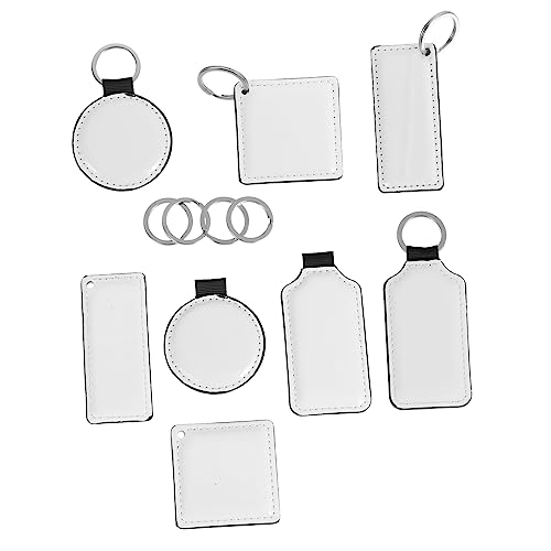 OATIPHO 8 Stück Sublimations-schlüsselanhänger Aus Leder Einfach Zu Schlüsselanhänger- Für Personalisierte Dekoration Und von OATIPHO