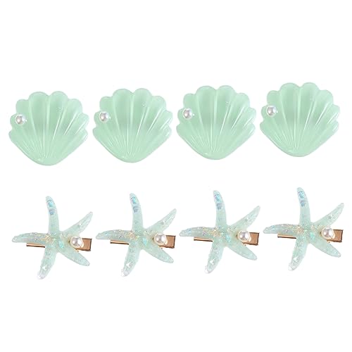 OATIPHO Haarnadel-set für Mädchen Party-haarnadel 4 Paar/8 Stück Muschel-haarnadel Kopfschmuck Zubehör Kopfschmuck Haarspangen von OATIPHO