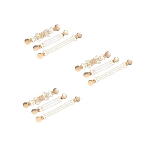 OATIPHO 9 Stck. Teiliges Cardigan Clips mit Vintage Perlen Vielseitige Shawl Brooch Clips für Pullover Kleider Schals und Cardigans Einfacher Verschluss für Eleganten Look bei Formellen von OATIPHO