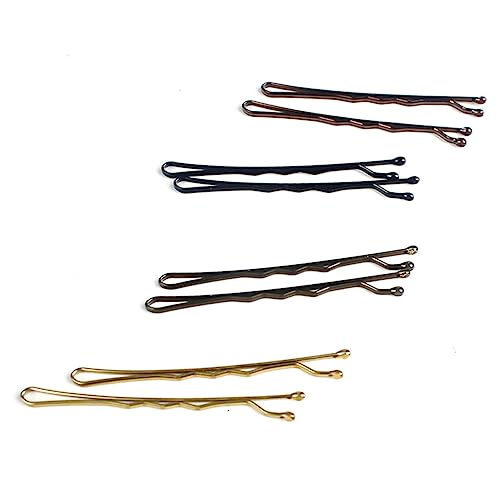 OATIPHO 96 Stück Teiliges Haarklammer aus Robustem Metall Goldfarbene Haarspangen Langlebig und Formstabil Rutschfest und Festhaltend für Damen zur Haarsträhnenfixierung und Vielseitigem von OATIPHO