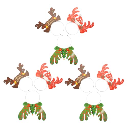 OATIPHO Lustiges Entzückendes Rentiergeweih-stirnband Für Weihnachtsfeiern Mädchen Familien Stirnband Haar-accessoire von OATIPHO