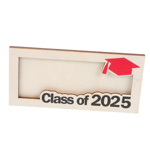 OATIPHO Abschluss Holz Geldhalter Kartenetui Multifunktionaler Visitenkartenorganisator für Männer und Frauen für Geld Kreditkarten und Fotos Erinnerungsstück zur Abschlussfeier Robuste von OATIPHO