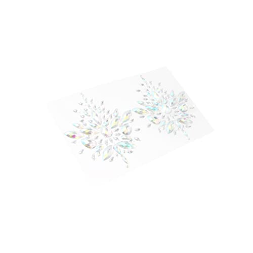 OATIPHO Acryl Gesichtsteine Selbstklebende Stirn Juwelen Glitzer Aufkleber Make Up Zubehör für Festivals und Partys von OATIPHO