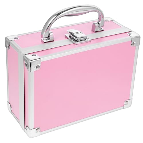 OATIPHO Aluminium Kosmetikkoffer Tragbar Für Reise Make-up-organizer Aus Robusten Aluminiumlegierung Aufbewahrungsbox Für Kosmetikutensilien von OATIPHO
