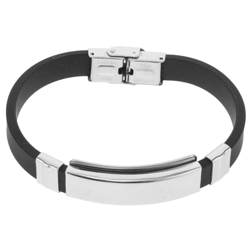 OATIPHO Antistatisches Silikon Armband für Herren und Damen Verstellbares Handgelenkband zur Statischen Reduktion Beim Sport für Drinnen und Draußen in Elegantem Schwarz von OATIPHO