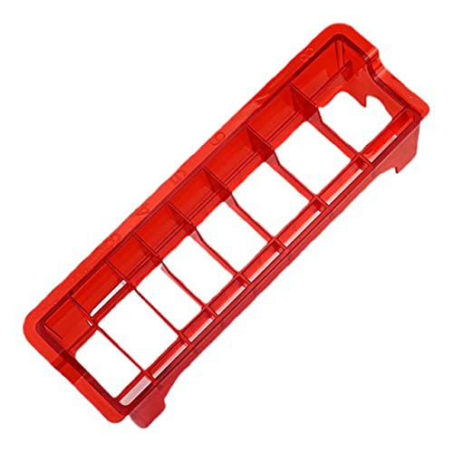 OATIPHO Aufbewahrungsbox für Haarschneidemaschinen Friseurwerkzeuge Scherenschutzhalter Etui für Haarschneidekammhalter Kammhalteretui Friseursalon-Tool-Organizer Friseurhalter Plastik rot von OATIPHO