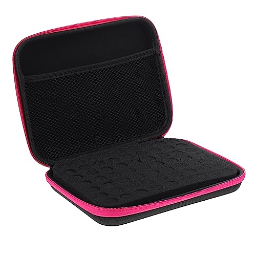 OATIPHO Aufbewahrungskoffer Für Ätherische Öle Für Nagellack Tragbarer Organizer Mit Reißverschluss Schützender Schwammboden Geeignet Für Fläschchen Wasserdichtes von OATIPHO