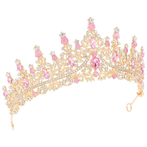 OATIPHO Barock Kristall Stirnband Tiara Hochzeit Strass Tiara Abschlussball Geburtstag Prinzessin Krone Festzug von OATIPHO