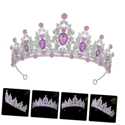 OATIPHO Barocke Tiara Krone für Damen Hochzeit Diadem für Hochzeiten Geburtstagsfeiern und Besondere Anlässe Funkelnde Krone für Auftritte von OATIPHO