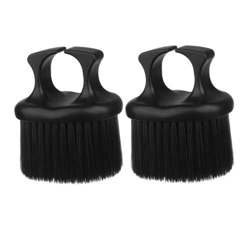 OATIPHO Bartpflegebürste Tragbare Haarbürste mit Ringdesign für Männer Nylon Abs Friseurzubehör für Bart und Haarreinigung von OATIPHO