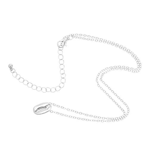 OATIPHO Kaffeebohnenanhänger Aus Metall Kaffeebohnenkette Für Frauen Schmuckanhänger Mit Trendigem Kaffeedesign Kreative Halsketten Für Kaffeeliebhaber von OATIPHO