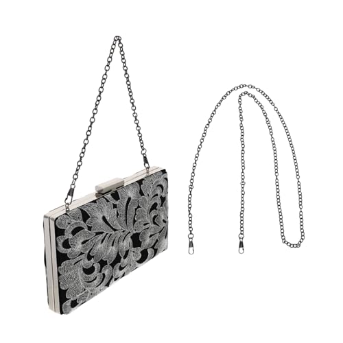 OATIPHO Bestickte Banketttasche Für Damen Abendtasche Aus Hochwertigem Material Kettentasche Für Aufbewahrung Party-zubehör Mit Glatter Oberfläche von OATIPHO