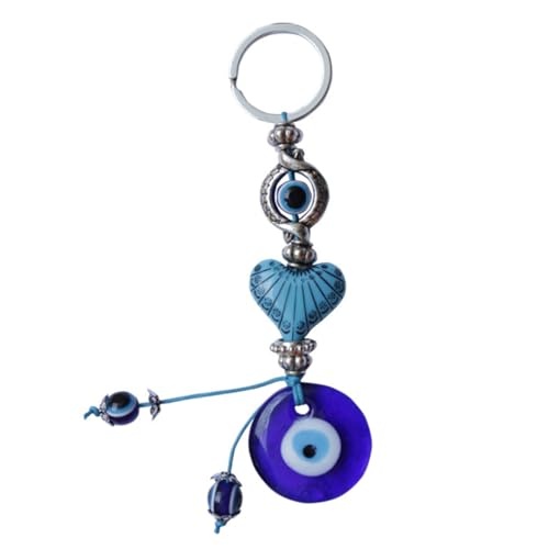 OATIPHO Schlüsselanhänger Mit Blauem Auge Zarter Schlüsseldekoration Taschenanhänger Für Täglichen Gebrauch Langlebig Und Sicher von OATIPHO