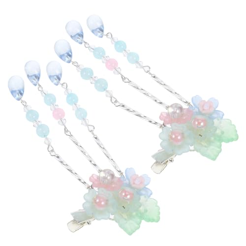 OATIPHO Blumen-haarspangen Chinesisch Für Damen Haarschmuck Haarspangen Für Dickes Haar Hanfu-haarschmuck Haarstyling-accessoires Haarnadeln Chinesisch von OATIPHO