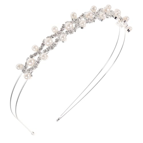OATIPHO Schmuck-haarreif Für Braut Eleganter Haarschmuck Mit Perlen Glanz Hochzeits Festmode Aufregendes Accessoire Für Hochzeiten Und Partys von OATIPHO