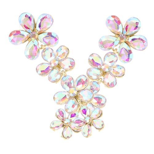 OATIPHO Lange Blumenohrringe Für Damen Strass-ohrhänger Mit Blumenmotiv Baumelnde Blumenohrringe Für Hochzeiten Und Partys Nicht Reizend Für Empfindliche Haut Elegant Und Langlebig von OATIPHO